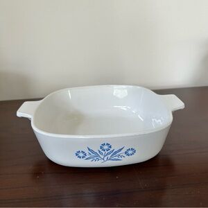CorningWare P-1-B 1 Qt Blue Cornflower Casserole Dish